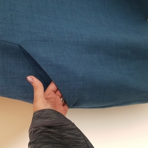 Alex + Alex Blue Short Sleeve Sheath Dress Size Large - Picture 4 of 10